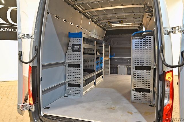 Bestelwagen met verhoogd dak MERCEDES-BENZ Sprinter 315 CDI Maxi Klima SORTIMO silber #T521