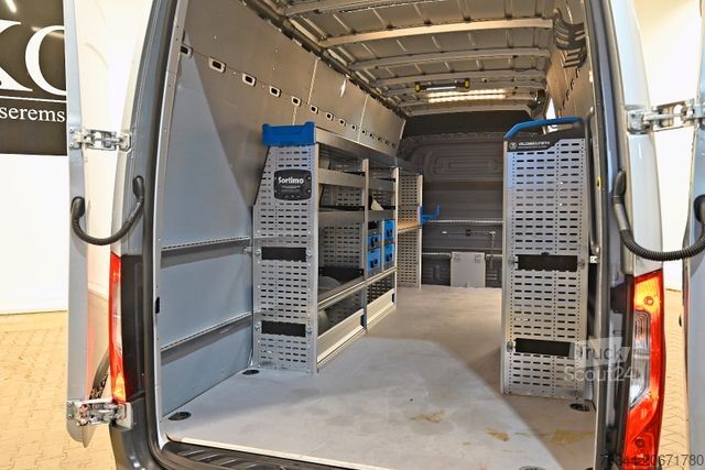 Kassevogn MERCEDES-BENZ Sprinter 315 CDI Maxi Klima SORTIMO silber #T521