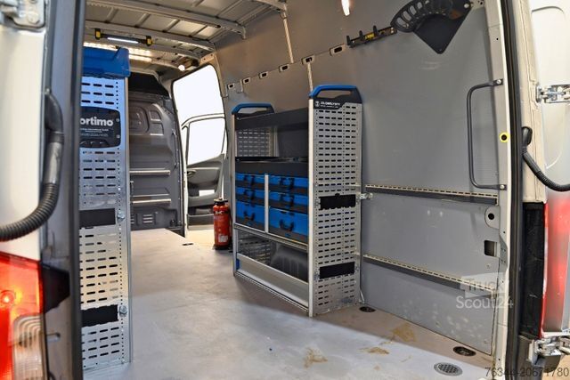 Kassevogn MERCEDES-BENZ Sprinter 315 CDI Maxi Klima SORTIMO silber #T521