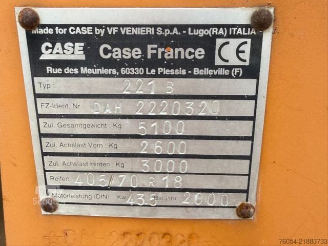 Graaflaadmachine CASE 221 B Radlader