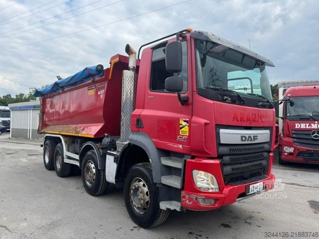 Pašizgāzējs kravas automašīna DAF CF460/Muldenkipper-20m3/BigAxle/44t/Manual-Gear