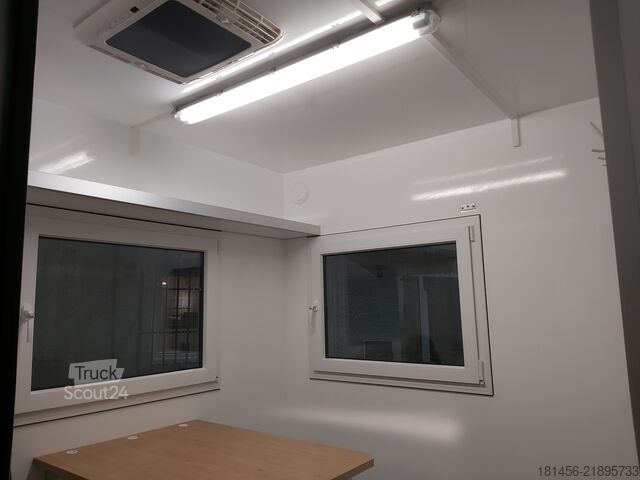 Zabojniki za delo/življenje Respo mobiles Büro Pausenraum Überwachung mit Toilette Isoliert Heizung Klima Licht Teeküche verfügbar