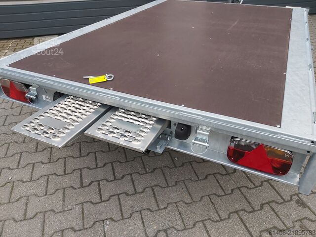 Biltransportør trailershop Kleinfahrzeugtransporter Smart Anhänger für Wohnmobil Neuverkauf direkt termin