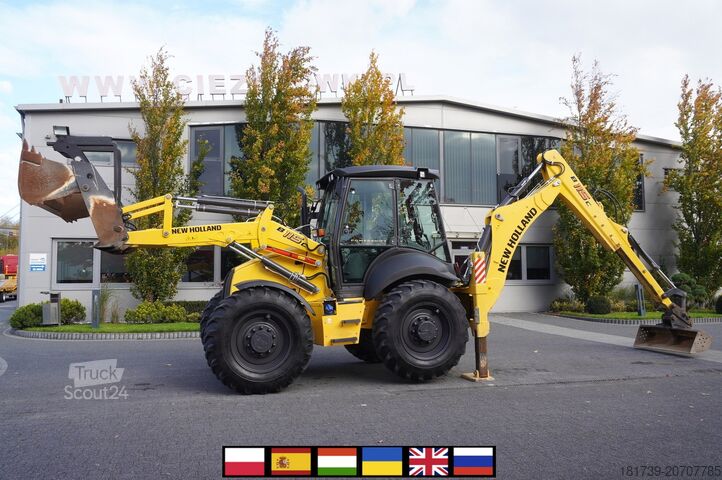 Backhoe loader New Holland B 115 C backhoe loader / 1000 MTH !
