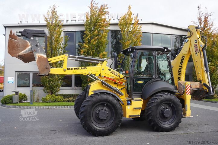 Grävlastare New Holland B 115 C backhoe loader / 1000 MTH !