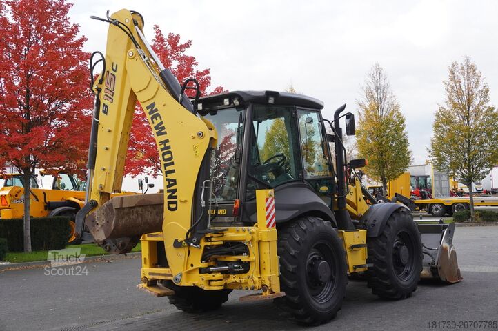 Grävlastare New Holland B 115 C backhoe loader / 1000 MTH !