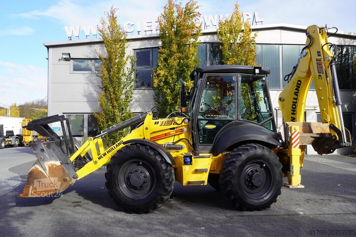 Grävlastare New Holland B 115 C backhoe loader / 1000 MTH !