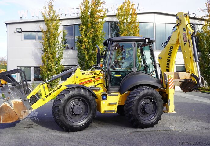 Backhoe loader New Holland B 115 C backhoe loader / 1000 MTH !