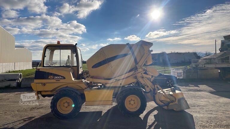 Terreinbetonmixer Fiori DB260