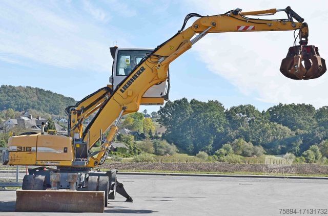 Mobilbagger LIEBHERR PELLE A316 * Umschlagbagger * Topzustand!
