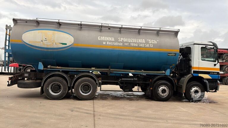 Шаси с кабина Mercedes-Benz actros 4140 (8X4 / EPS / CHASSIS 8M LONGEUR !! ...