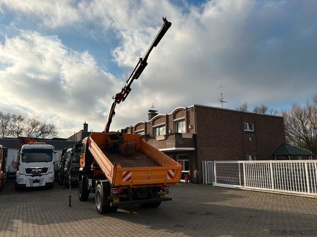Driezijdige kipper MAN 18.320 3Skipper + PK 7001K + Greifer 4x4