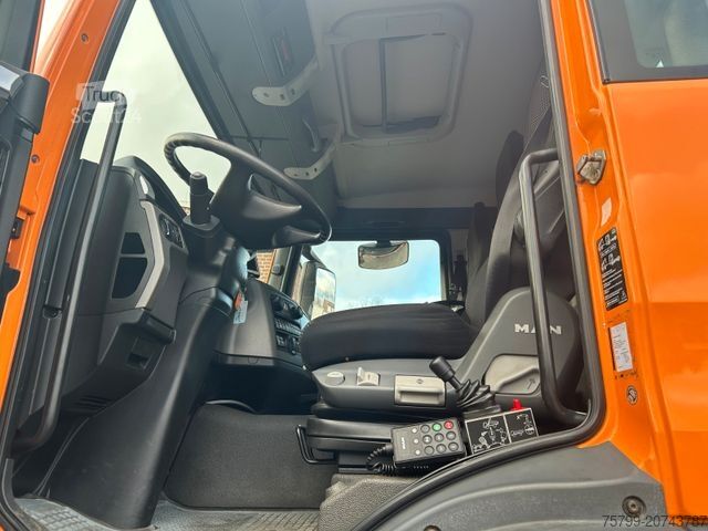 Driezijdige kipper MAN 18.320 3Skipper + PK 7001K + Greifer 4x4