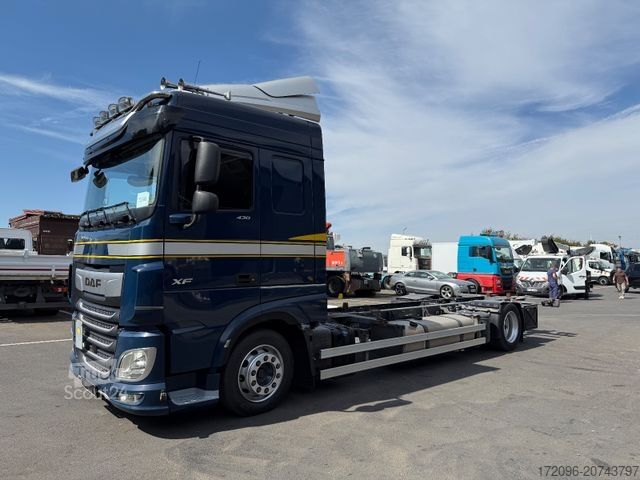 Kamyon şasisi DAF XF430/Jumbo,Mega/Intarder/Standklima-Heizung/BDF