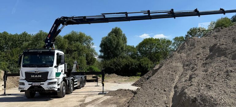 Grue sur camion MAN TGS 35.480