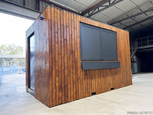 Pojemnik mieszkalny Cafe Container / Bürocontainer / Baucontainer Modell EICHE IMBISS MINI