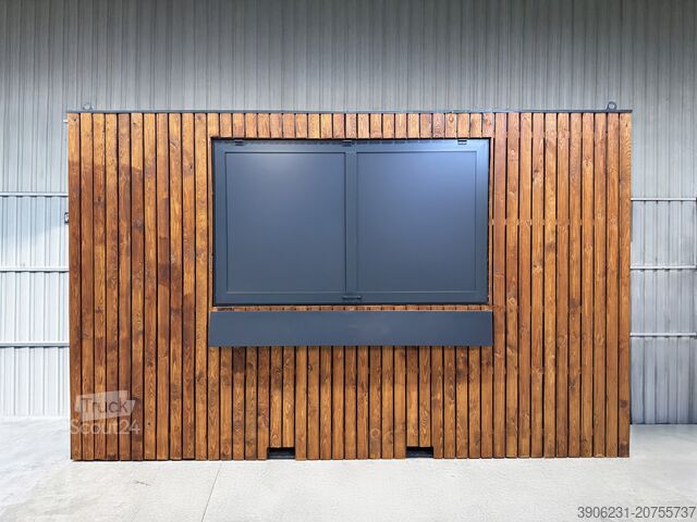 Wooncontainer Cafe Container / Bürocontainer / Baucontainer Modell EICHE IMBISS MINI