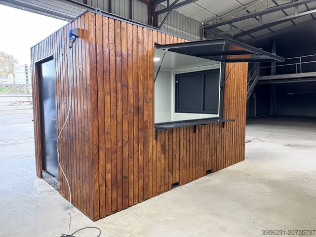 Pojemnik mieszkalny Cafe Container / Bürocontainer / Baucontainer Modell EICHE IMBISS MINI