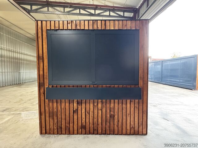 Pojemnik mieszkalny Cafe Container / Bürocontainer / Baucontainer Modell EICHE IMBISS MINI
