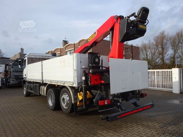 LKW mit Pritsche (offen) MERCEDES-BENZ 2648 Baustoffpritsche + PK 23001 TEC3 Kran