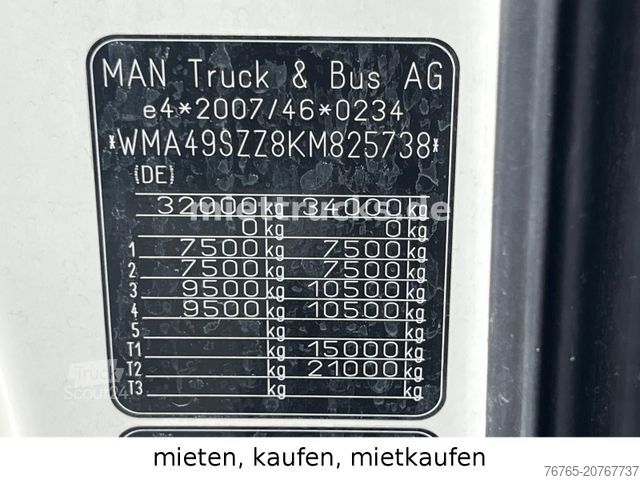 Avtomešalec betona MAN 32.420 Putzmeister 10cbm 3/4 Klappe Mietkauf