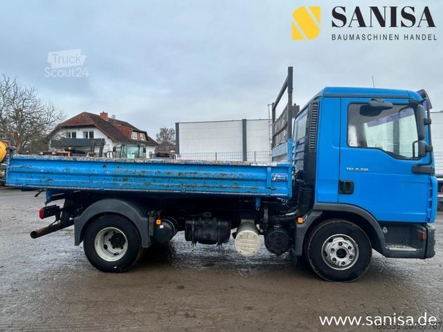Driezijdige kipper bestelwagen MAN TGL 8.210/Dreiseitenkipper/Meiller Aufbau