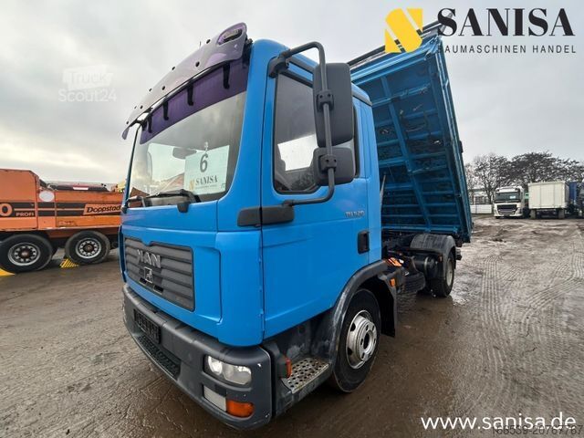 Driezijdige kipper bestelwagen MAN TGL 8.210/Dreiseitenkipper/Meiller Aufbau