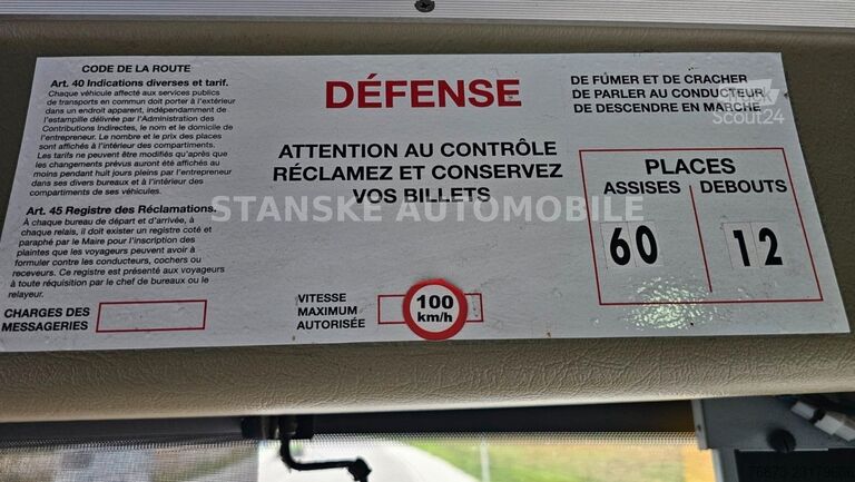 Şehirlerarası otobüs TEMSA Tourmalin B124 60 Sitze AUTOMATIK STHZ RETARDER