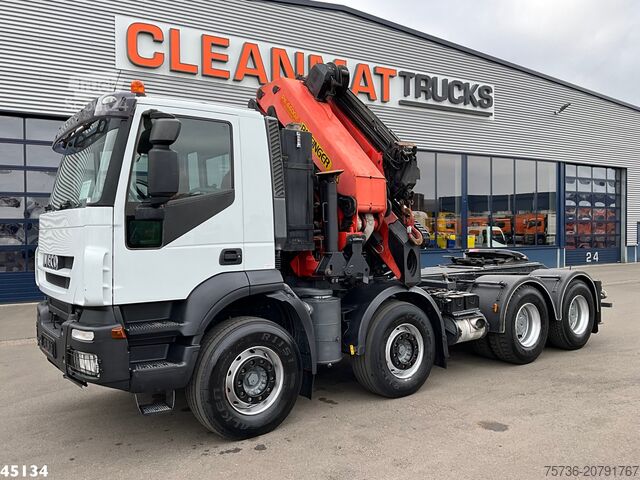 Standard-SZM Iveco Stralis AD410T44 8x4 Palfinger 44 Tonmeter laad...