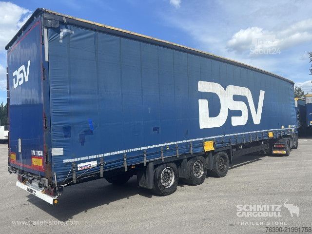 Avoin puoliperävaunu pressulla Schmitz Cargobull Semitrailer Curtainsider Mega