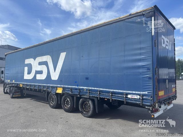 Avoin puoliperävaunu pressulla Schmitz Cargobull Semitrailer Curtainsider Mega