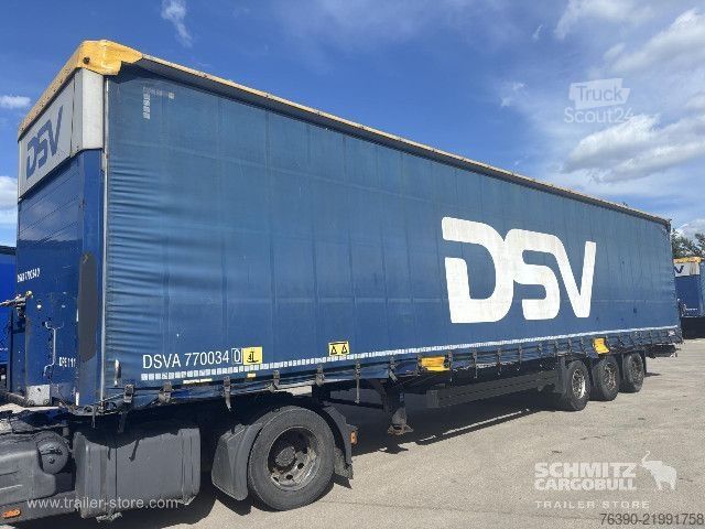 Avoin puoliperävaunu pressulla Schmitz Cargobull Semitrailer Curtainsider Mega