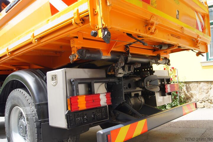 тристранен самосвал Mercedes-Benz AXOR 1829 BB 4x4 /Palfinger PK 12001/MEILLER/Winterdienst