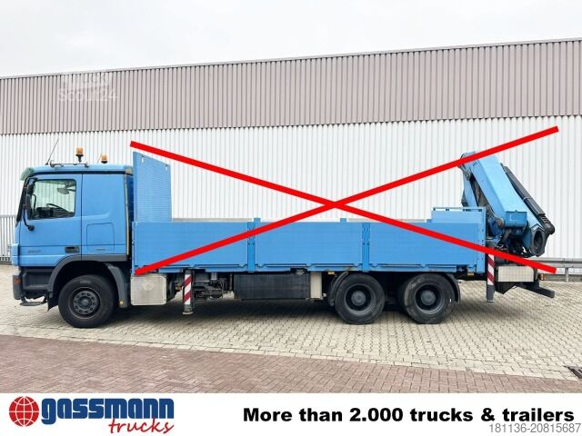 Châssis de camion Mercedes-Benz Actros 2741 L 6x4