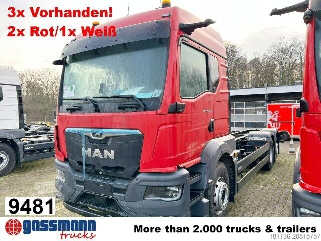 Châssis de camion MAN TGS 26.480 6x2-4 BL CH, Lenk-/Lift, OptiView, LED,