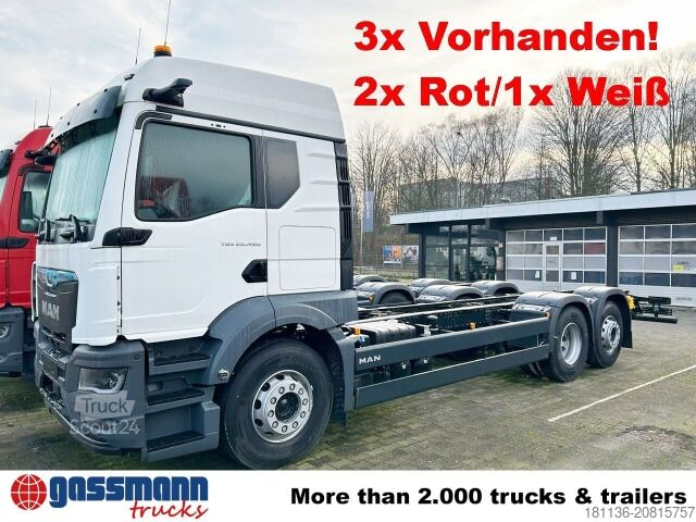 Châssis de camion MAN TGS 26.480 6x2-4 BL CH, Lenk-/Lift, OptiView, LED,