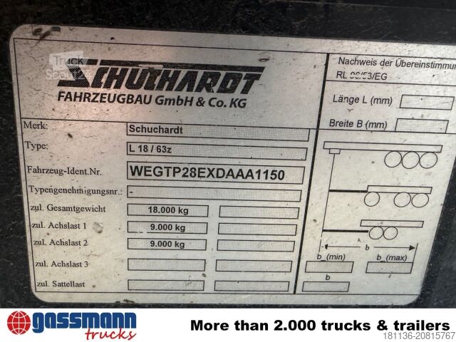 Remorque à grumes  L18/63e