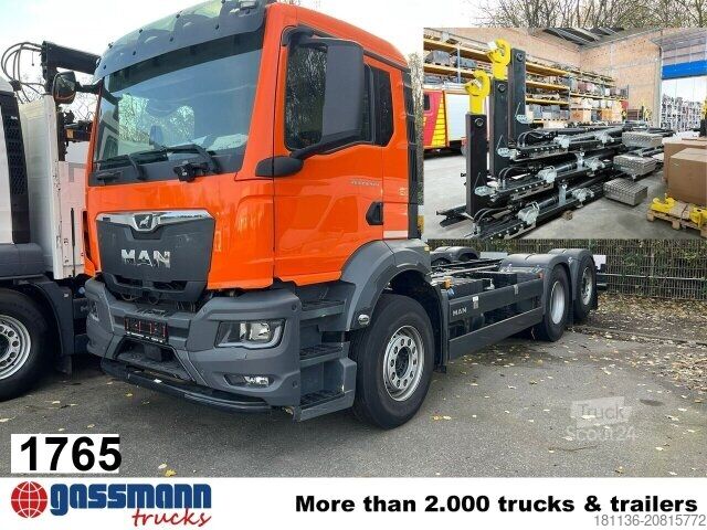 Camion benne à bras amovible MAN TGS 26.470 6x2-4 BL CH, Lenk-/Liftachse, NMV