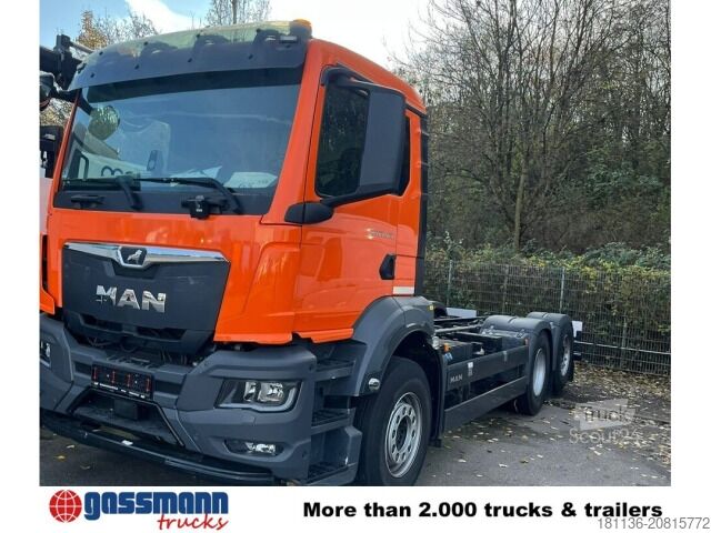 Camion benne à bras amovible MAN TGS 26.470 6x2-4 BL CH, Lenk-/Liftachse, NMV