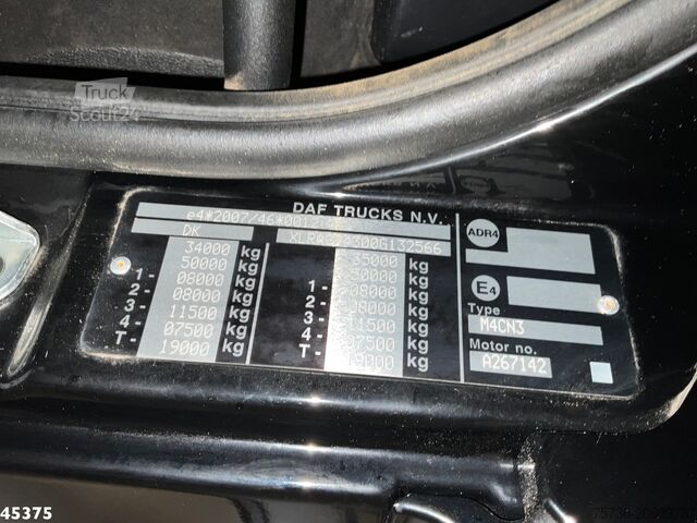 Kipper met kraan DAF FAX CF 480 Euro 6 HMF 21 Tonmeter laadkraan