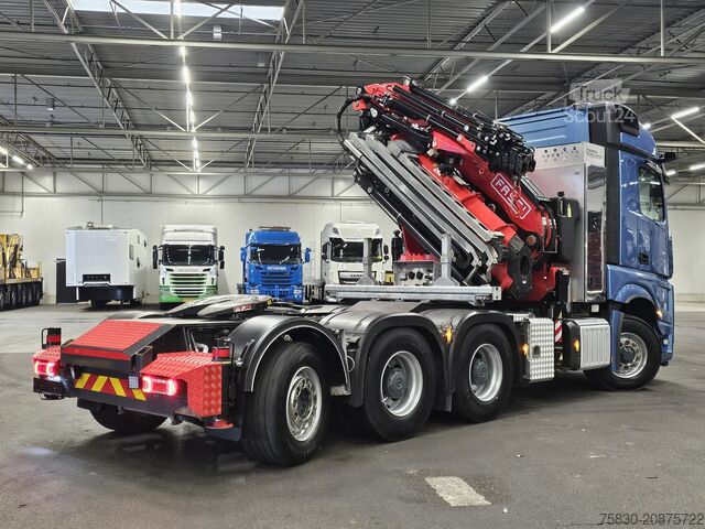 Crane truck Mercedes-Benz 3353 8x4 / FASSI 71  T/M + JIB / CRANE / KRAN