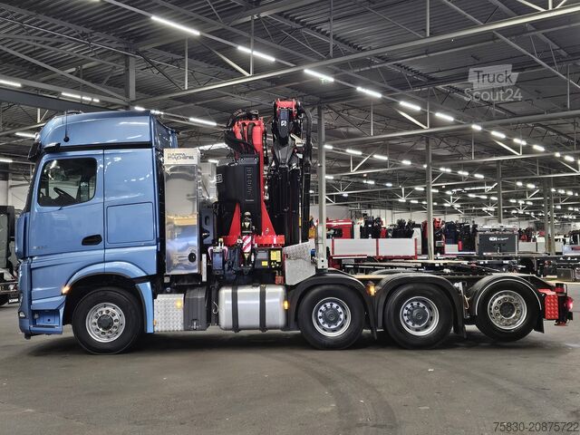 Crane truck Mercedes-Benz 3353 8x4 / FASSI 71  T/M + JIB / CRANE / KRAN