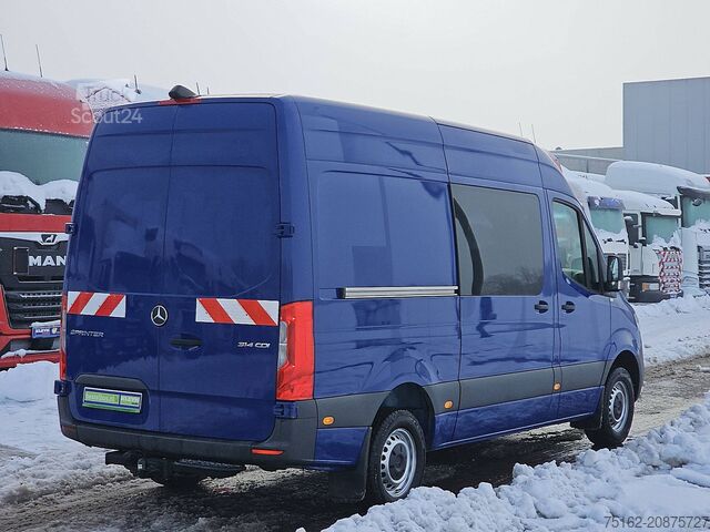 Augsta jumta universālis MERCEDES-BENZ SPRINTER 314 L2H2 Dubbel Cabine!