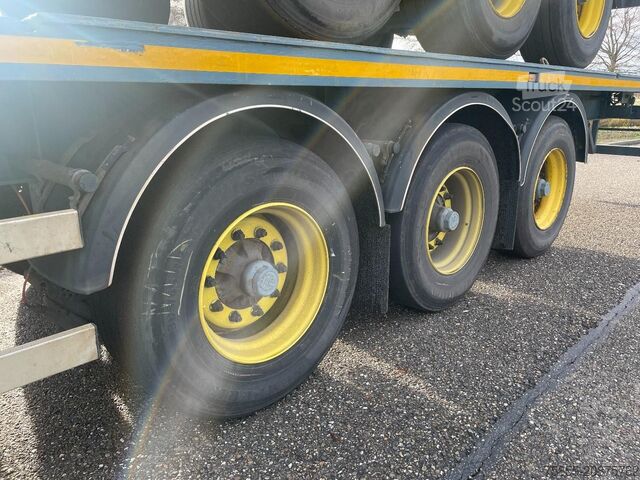 Platform römorku Haan OPL45 Heavy Duty / Rungen-Potholes /BPW / 2x Li...
