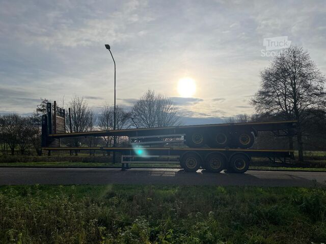 Platform römorku Haan OPL45 Heavy Duty / Rungen-Potholes /BPW / 2x Li...