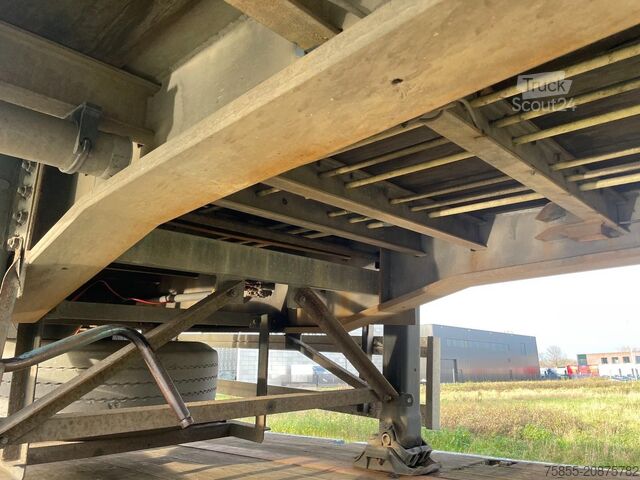 Platform römorku Haan OPL45 Heavy Duty / Rungen-Potholes /BPW / 2x Li...