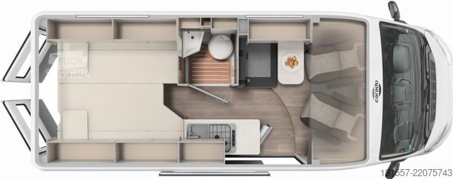 Autocaravana CARADO pro CV 602 Automatik, ACC, Navi