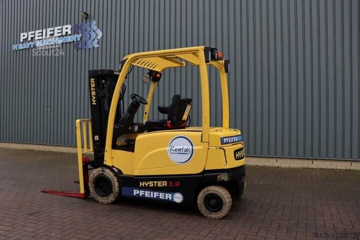 Chariot élévateur à fourche Hyster J3.0XN Valid inspection, *Guarantee! 3t Electric F