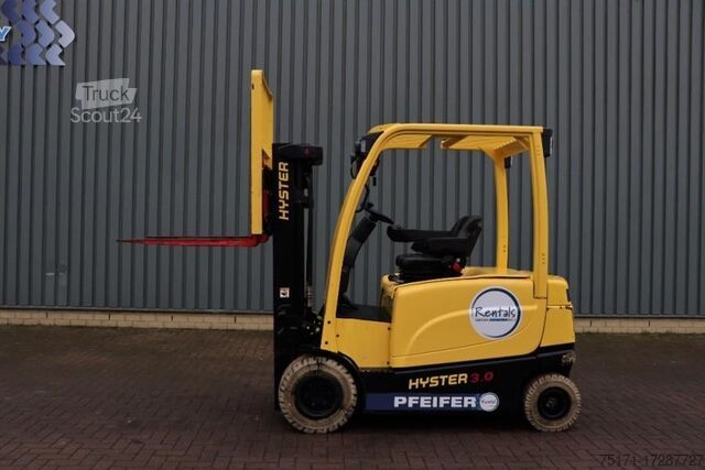 Gabelstapler Hyster J3.0XN Valid inspection, *Guarantee! 3t Electric F