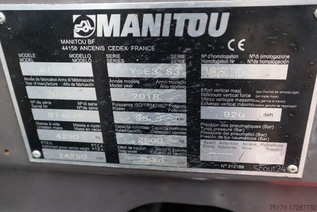 Chariot élévateur à fourche Manitou MI25D Valid inspection, *Guarantee! Diesel, 4x2 Dr